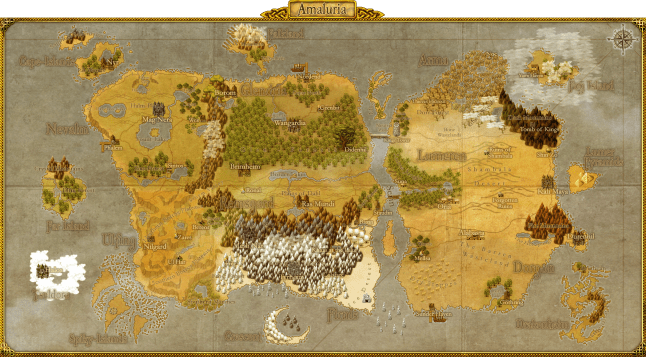 Amaluria - The island where the game takes place.