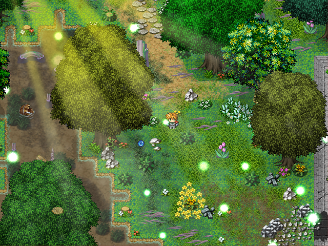 Outside the temple ruins.